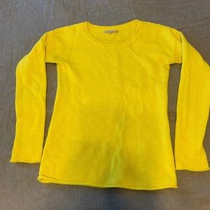 Yellow Gap sweater